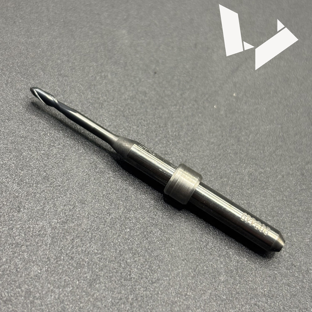 ZB-46 ZB-47 ZB-48 ZB-65 4mm Shaft Zirconia Milling Tool with Stop Ring - Arum 300 Series Compatible