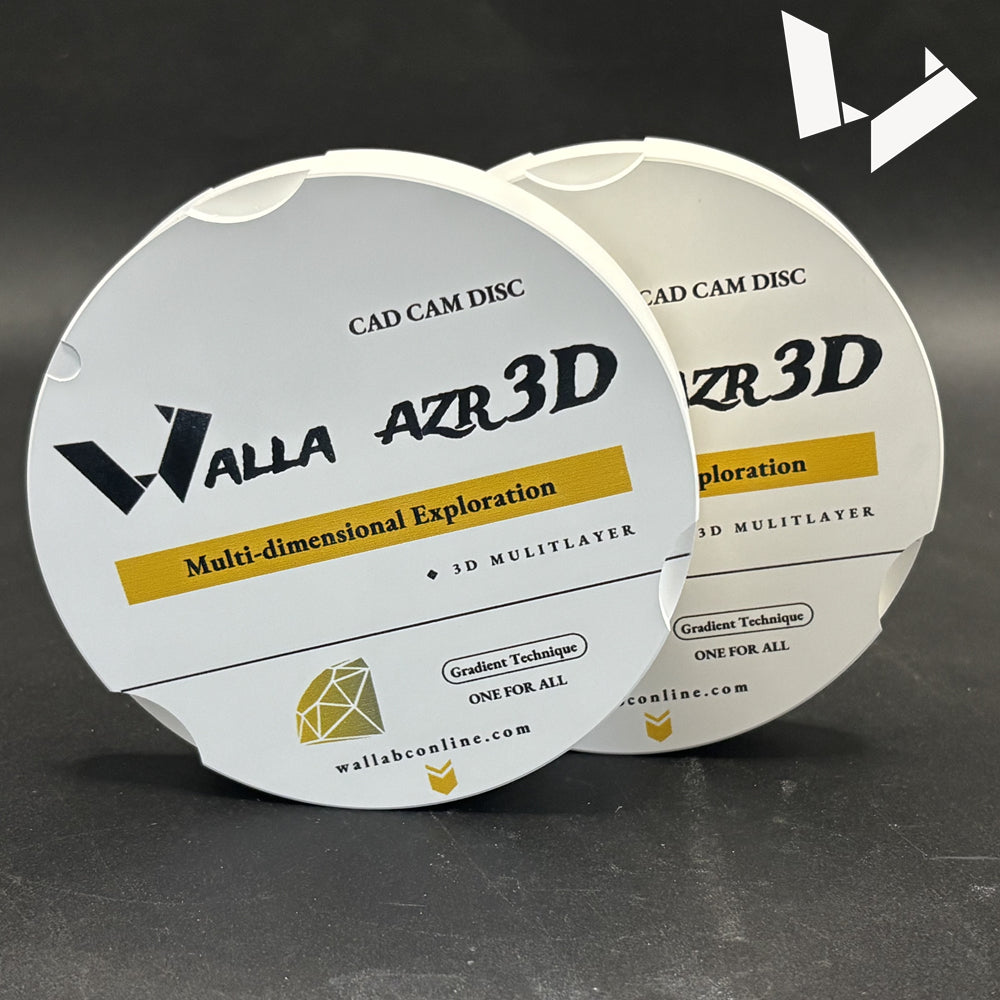 AZR 3D Multilayer Zirconia Disc - 95mm for Zirkonzahn Milling Machine
