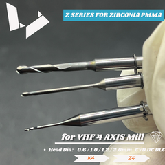 35mm Radius Cutter for ZIRCONIA (ZrO2 ) - VHF 4 Axis Milling Machine Compatible