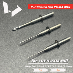35mm Radius Cutter for Wax AND Plastic (PMMA) - VHF 4 Axis Milling Machine Compatible