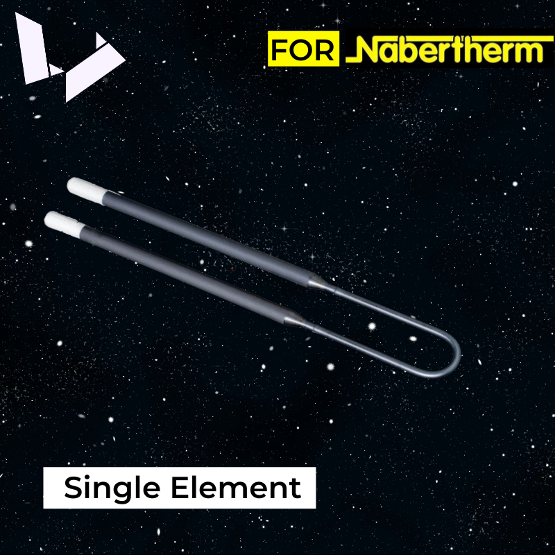 Mosi2 Heating Element Replacement for Nabertherm LHT 02/17 LB Speed Zirconia Sintering Oven - 692253787 / 692253496