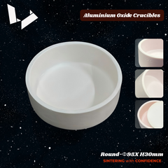 High-Alumina Dental Sintering Crucible –  Ø95X30mm Round Open