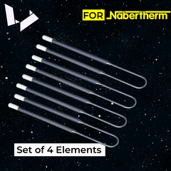 Mosi2 Heating Elements Replacement for Nabertherm LHT 01/17 LB Speed Zirconia Sintering Oven - 692253771
