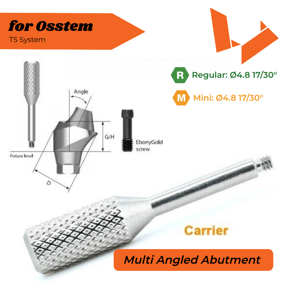 17° Multi Angled Abutment Compatible with Osstem Implants
