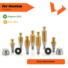 Osstem Ball/Stud Attachment Compatible Components