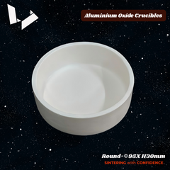 High-Alumina Dental Sintering Crucible –  Ø95X30mm Round Open