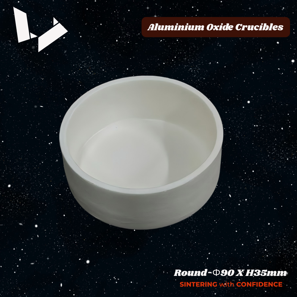 High-Alumina Dental Sintering Crucible –  Ø90X35mm Round Open