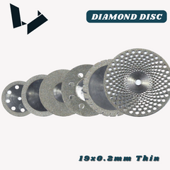 0.2X19mm Thin Diamond Disc - Double Sided Fine Grit