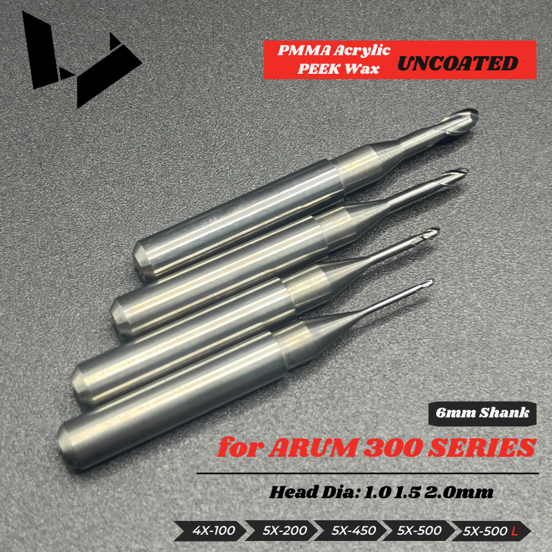 [PB-32] [PB-33] [PB-34] 6mm Shaft PMMA Milling Tool - Arum 450 Series Compatible