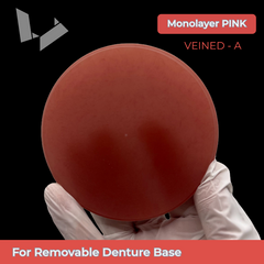 Pink A Veind PMMA Disc —— Monolayer Removable Denture Materials