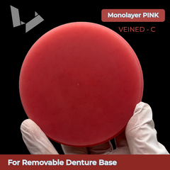 Pink C Veind PMMA Disc —— Monolayer Removable Denture Materials