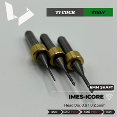 6mm Titanium CoCr Milling Burs — imes icore（CORiTEC 350i / 350i Pro / 650i）Milling Machine