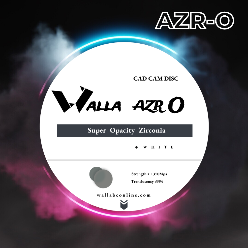 AZR O High Opacity Zirconia Disc - 95mm for Zirkonzahn Milling Machine