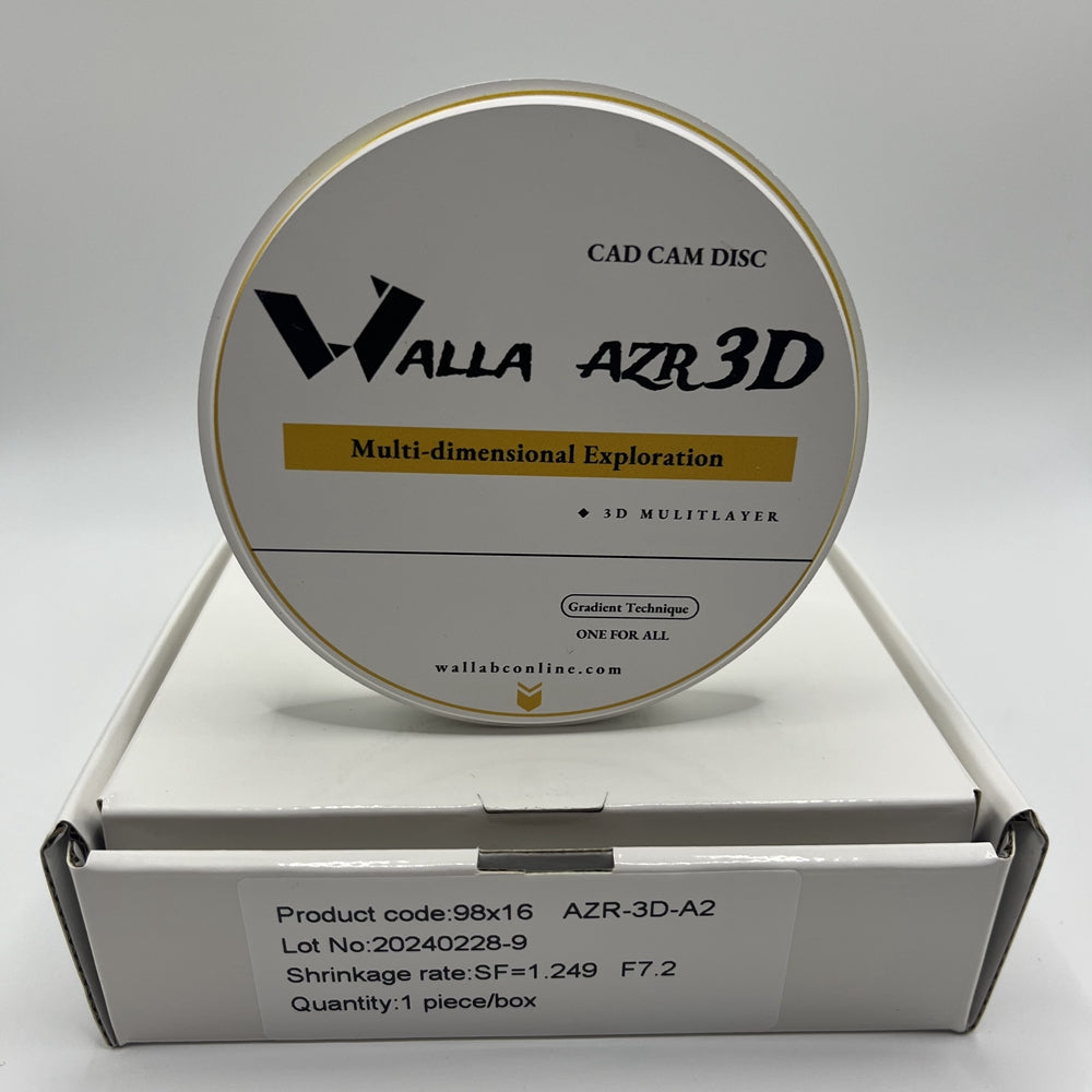 AZR 3D Multilayer Zirconia Disc - 98mm Open System