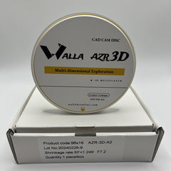 AZR 3D Multilayer Zirconia Disc - 98mm Open System