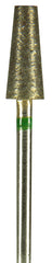 Coarse Fully Sintered Diamonds HP Bur - Green (100–120 Grit)