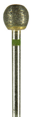 Coarse Fully Sintered Diamonds HP Bur - Green (100–120 Grit)