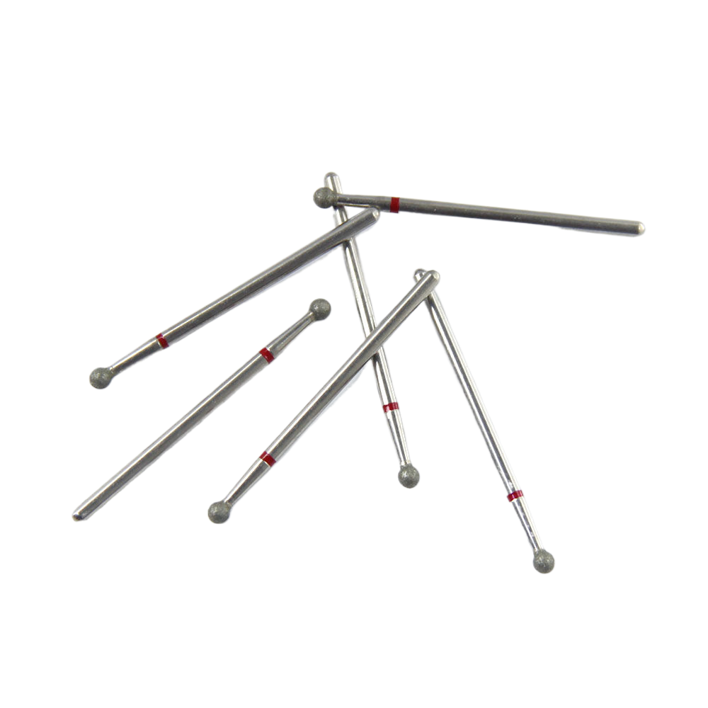 Fine Diamond Burs HP Red Ring for Smooth Finishing & Pre-Polishing of Zirconia