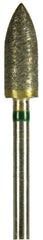 Coarse Fully Sintered Diamonds HP Bur - Green (100–120 Grit)