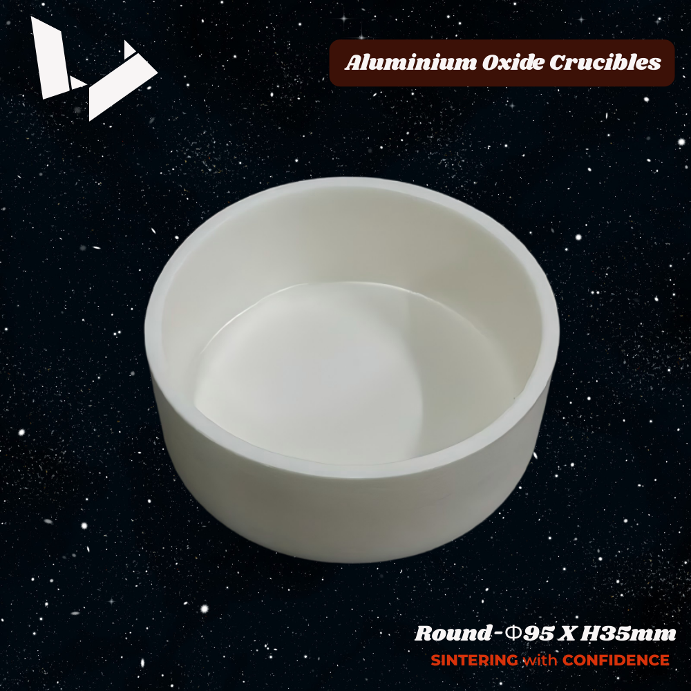 High-Alumina Dental Sintering Crucible –  Ø95X35mm Round Open