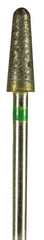 Coarse Fully Sintered Diamonds HP Bur - Green (100–120 Grit)