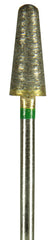 Coarse Fully Sintered Diamonds HP Bur - Green (100–120 Grit)