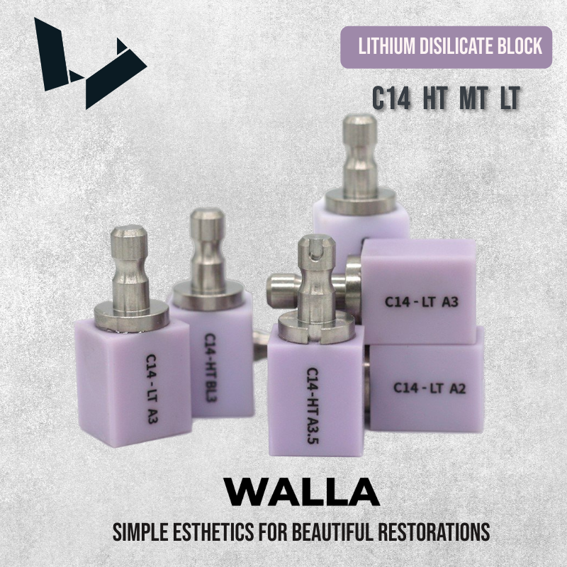 Lithium Disilicate Block - C14(5 pieces/pack)LT – WallaBC Official