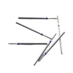 Medium Grit Diamond Burs HP Blue Ring for Standard Dental Lab Grinding & Anatomy Prep