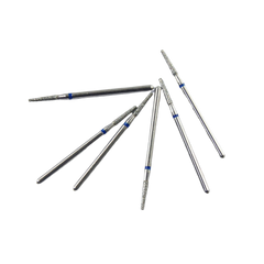 Medium Grit Diamond Burs HP Blue Ring for Standard Dental Lab Grinding & Anatomy Prep