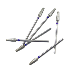 Medium Grit Diamond Burs HP Blue Ring for Standard Dental Lab Grinding & Anatomy Prep