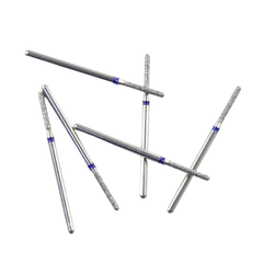 Medium Grit Diamond Burs HP Blue Ring for Standard Dental Lab Grinding & Anatomy Prep