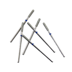 Medium Grit Diamond Burs HP Blue Ring for Standard Dental Lab Grinding & Anatomy Prep
