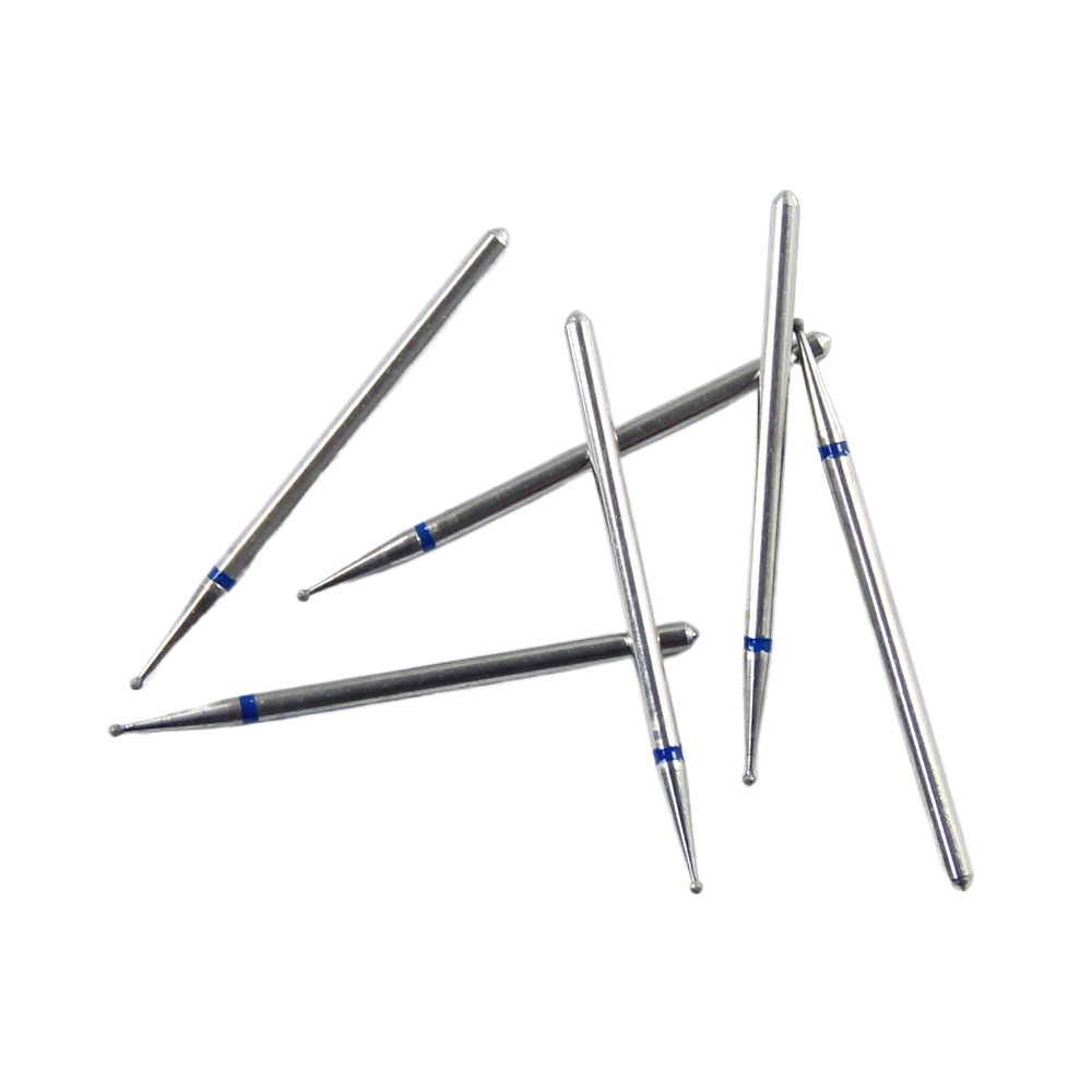 Medium Grit Diamond Burs HP Blue Ring for Standard Dental Lab Grinding & Anatomy Prep