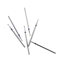 Medium Grit Diamond Burs HP Blue Ring for Standard Dental Lab Grinding & Anatomy Prep