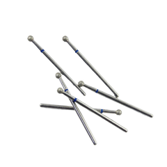 Medium Grit Diamond Burs HP Blue Ring for Standard Dental Lab Grinding & Anatomy Prep