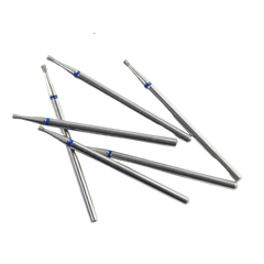Medium Grit Diamond Burs HP Blue Ring for Standard Dental Lab Grinding & Anatomy Prep