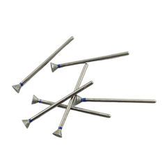 Medium Grit Diamond Burs HP Blue Ring for Standard Dental Lab Grinding & Anatomy Prep
