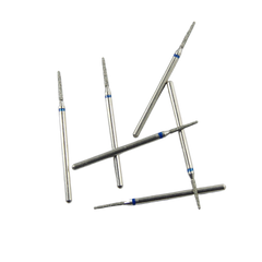 Medium Grit Diamond Burs HP Blue Ring for Standard Dental Lab Grinding & Anatomy Prep