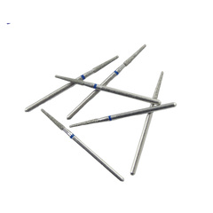 Medium Grit Diamond Burs HP Blue Ring for Standard Dental Lab Grinding & Anatomy Prep