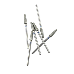 Medium Grit Diamond Burs HP Blue Ring for Standard Dental Lab Grinding & Anatomy Prep