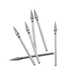 Medium Grit Diamond Burs HP Blue Ring for Standard Dental Lab Grinding & Anatomy Prep