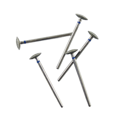 Medium Grit Diamond Burs HP Blue Ring for Standard Dental Lab Grinding & Anatomy Prep