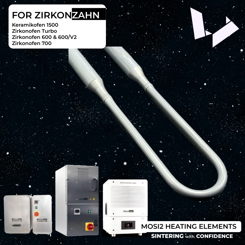 Parts for Oven - Mosi2 Heating Elements Replacement for ZIRKONZAHN