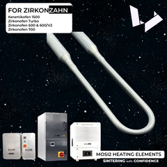 Piezas para horno - Repuesto de elementos calefactores Mosi2 para el horno de sinterización de circonio Nabertherm LHT 01/17D