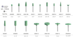 Diamond Stone for Zirconia Lithium Disilicate All Ceramic - Medium Green Color