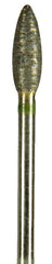 Coarse Fully Sintered Diamonds HP Bur - Green (100–120 Grit)