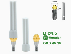 Ø4.5 Ø5.5 Screw Abutment for Dentium SuperLine ll, SuperLine, and implantium