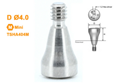 Healing Abutment Caps Mini Platform Ø4.0mm Ø4.5mm Ø5.0mm Fits OSSTEM