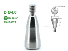 Ø4.0 Ø4.5 Ø5.0 Ø6.0 Ø7.0 Ø8.0 Ø9.0 Regular Heating Abutment for Osstem TS Implant System