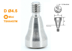 Healing Abutment Caps Mini Platform Ø4.0mm Ø4.5mm Ø5.0mm Fits OSSTEM